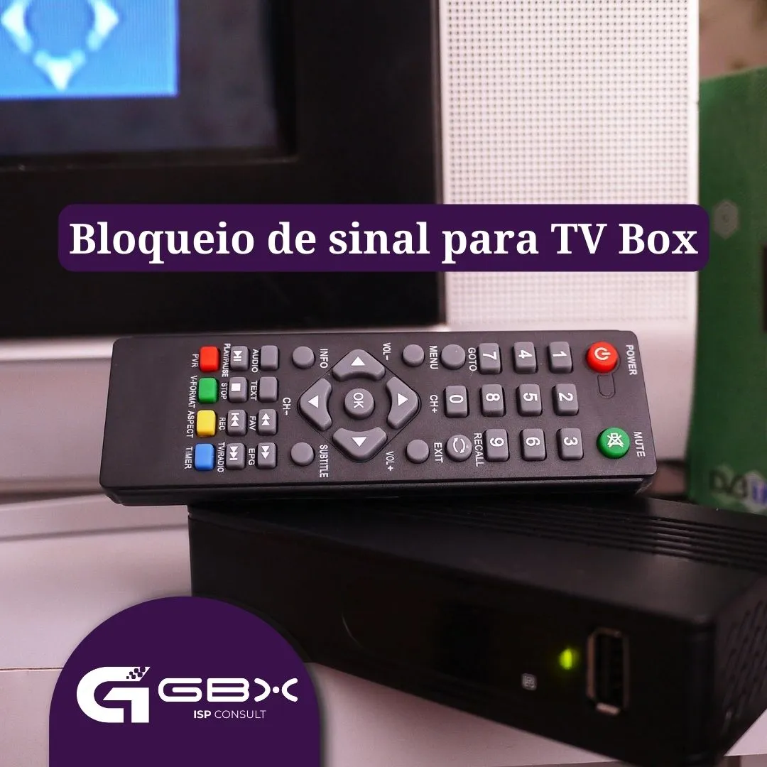 Bloqueio de sinal para TV Box